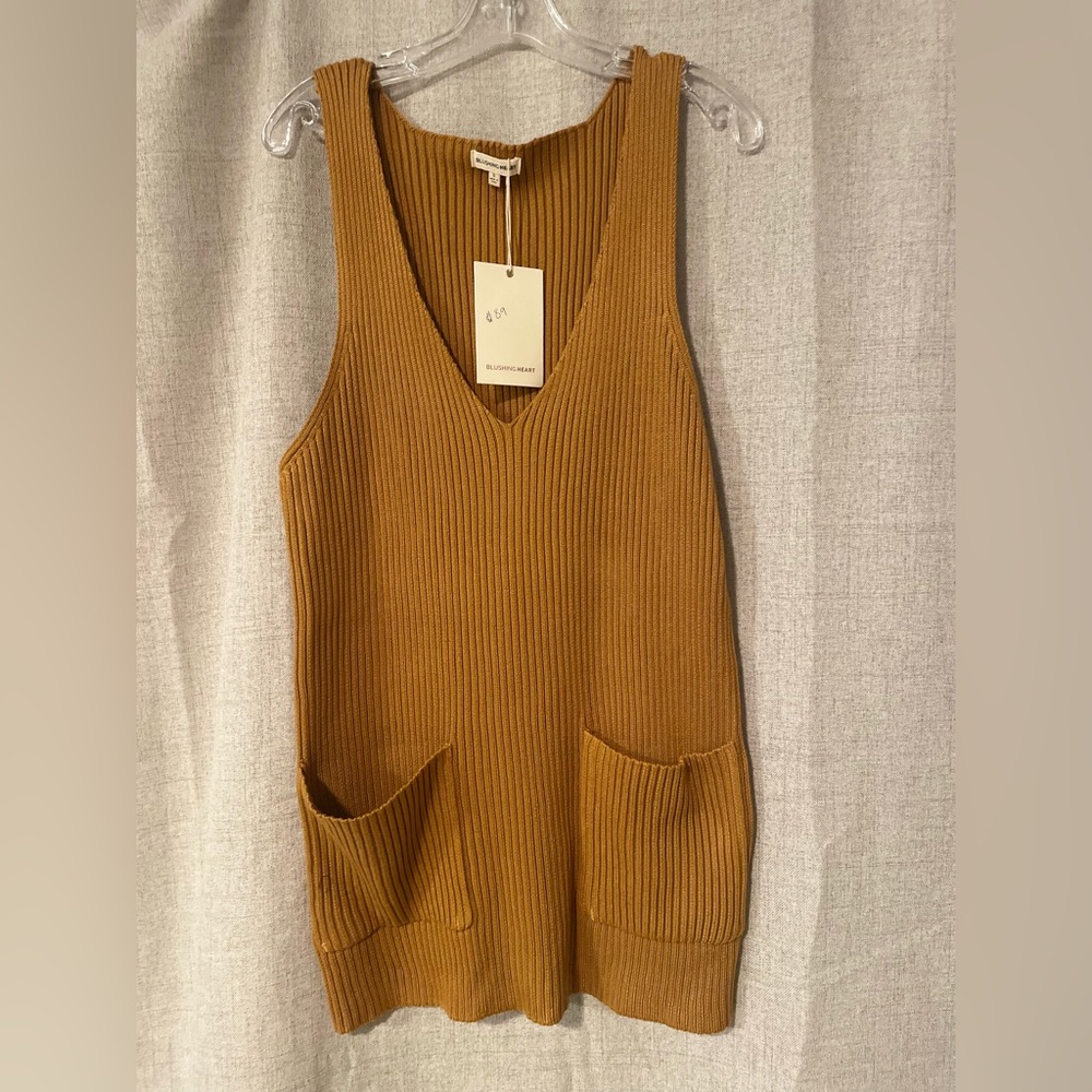 Blushing Heart | Sweater Dress/Shirt | S